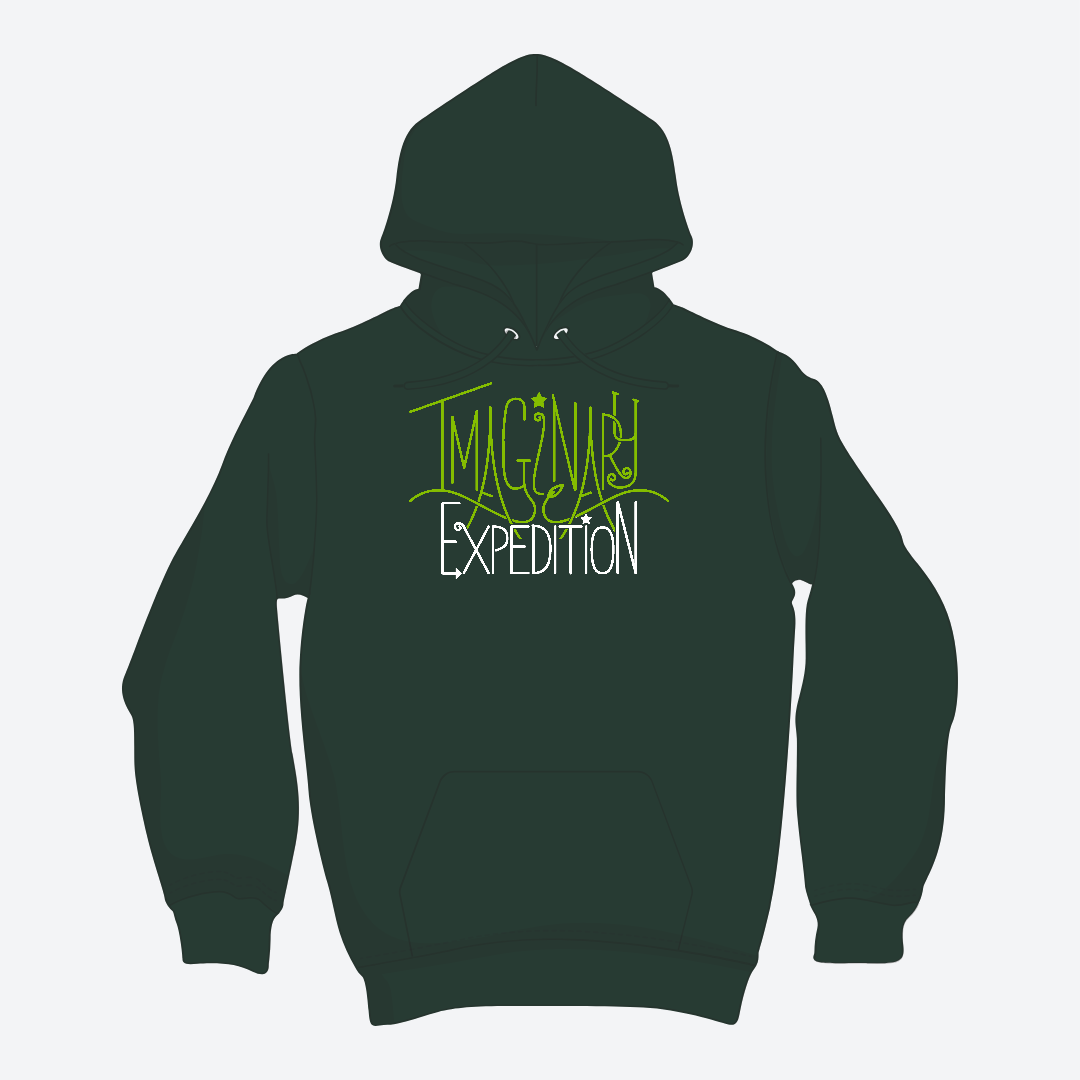 Imaginary Expedition embroidered hoodie